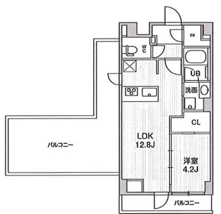 四谷坂町レジデンス【5階】の間取り