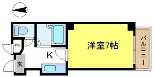 オムニバス平野【3階】の間取り