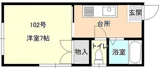 パルセ433【1階】の間取り