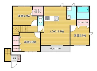 ジェネシス・フォー【2階】の間取り