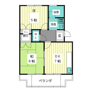 マンション森貢【3階】の間取り