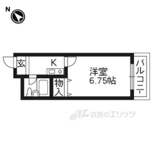 レオパレス牧野第一【2階】の間取り