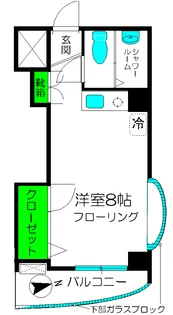 ループ山の手【3階】の間取り
