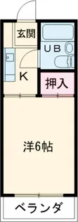 コーポ田所【3階】の間取り