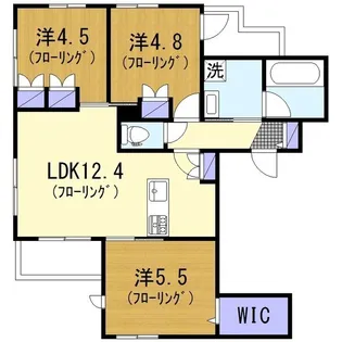 Logement Est【2階】の間取り
