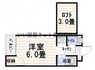 メゾンアカデミック【1階】の間取り