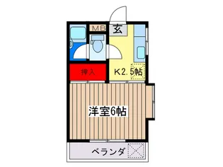 ハイネスH&Tの間取り