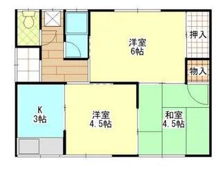 岡山県岡山市東区西大寺東2【一戸建】の間取り