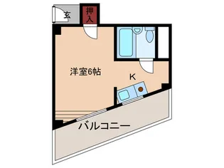 明賢三宮東ビル【2階】の間取り