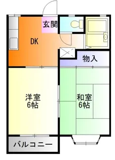 ジュビロ掛川【1階】の間取り