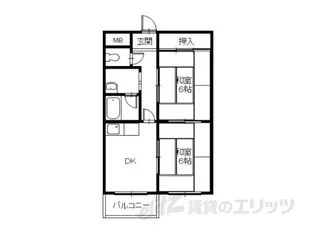 サングリーン小鳥ヶ原【2階】の間取り