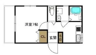 LINOメゾン岸部南【3階】の間取り