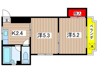 第2ホワイトマンション【2階】の間取り