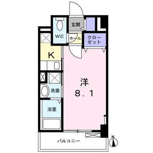 ノーブル新白岡【2階】の間取り