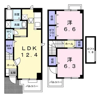 ステイブル【1階】の間取り