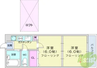 アーバンハイツ百合ヶ丘【2階】の間取り