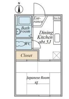 K・Yコーポ【1階】の間取り