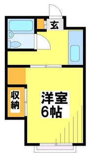 1Kの間取り画像