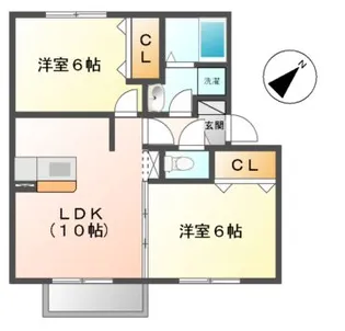 Trois Jours【1階】の間取り