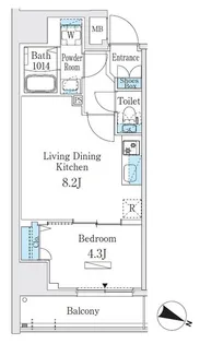プライムブリス板橋本町【2階】の間取り