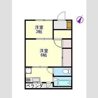 TYハイツ・雀の宮【2階】の間取り