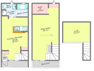 アルタイル【1階】の間取り