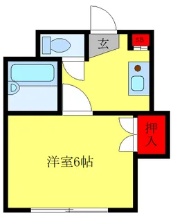 ロイヤルコーポ【1階】の間取り