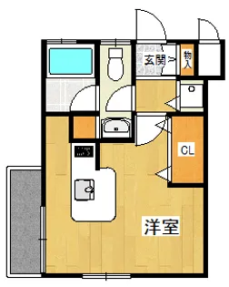 ブリストル【1階】の間取り