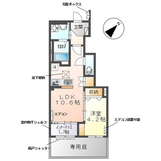 埼玉県川口市戸塚4【アパート】の間取り