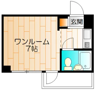 ベルヴュ日吉【2階】の間取り