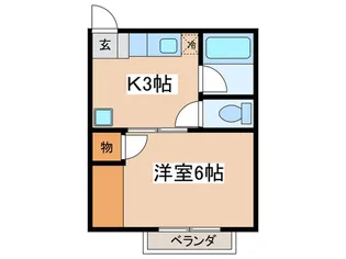 平成ハイツ11号棟【2階】の間取り