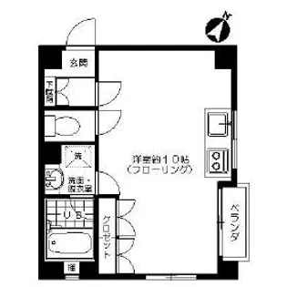 メイプル南烏山【2階】の間取り