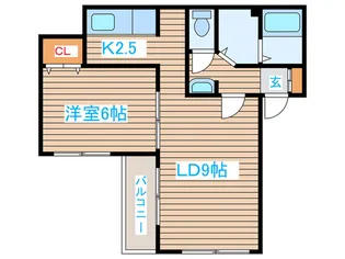 エクセル南麻生【1階】の間取り