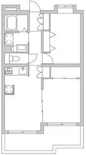 2LDKの間取り画像