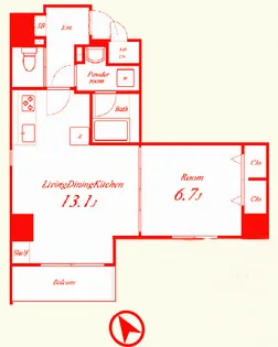 KS 本牧 Story I【2階】の間取り