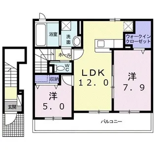 ネオ・ブリーズ【2階】の間取り