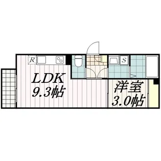 フォンティーナ蘇我【1階】の間取り