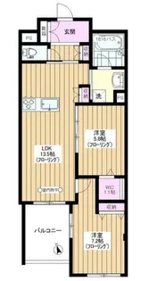 東京都練馬区土支田2【アパート】の間取り