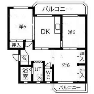 コーポあいはら【2階】の間取り