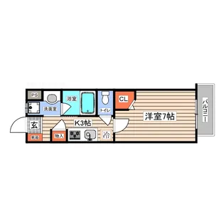 オリオリタウンVII【3階】の間取り