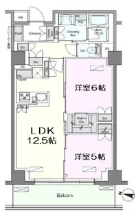 東京都練馬区北町3【マンション】の間取り