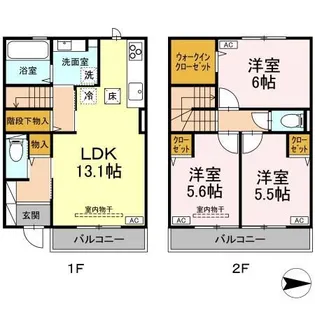 セントラルコートIIの間取り