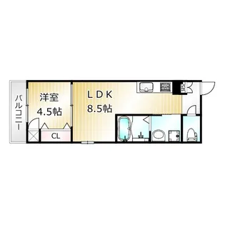 エルグランド【3階】の間取り