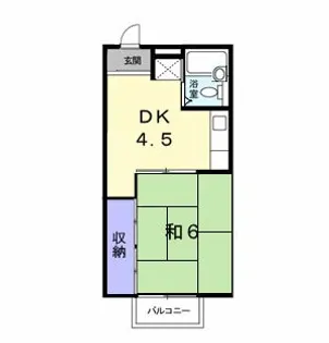 エンゼルハウス鈴鹿【2階】の間取り