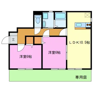 静岡県浜松市中央区桜台2【アパート】の間取り