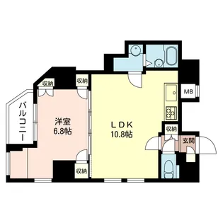 ビバリーホームズ三鷹【11階】の間取り