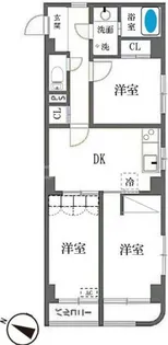コアプラス王子【2階】の間取り