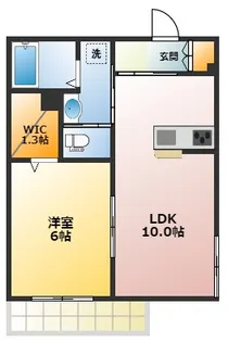 ベルミカーサB【1階】の間取り