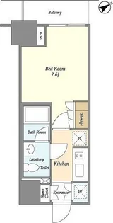 1Kの間取り画像