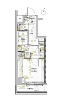 東京都品川区西大井6【マンション】の間取り